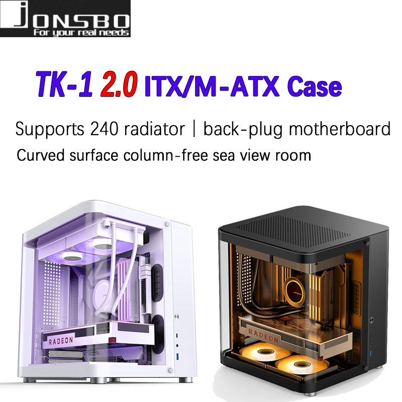 Mini Itx Case Water Cooling Support - JONSBO TK-1 M-ATX/ITX Mini PC Case