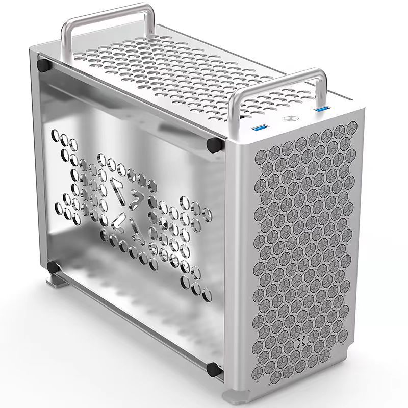 Mini Itx Case With Handle Portable - B2 totalmente de aluminio ITX caja