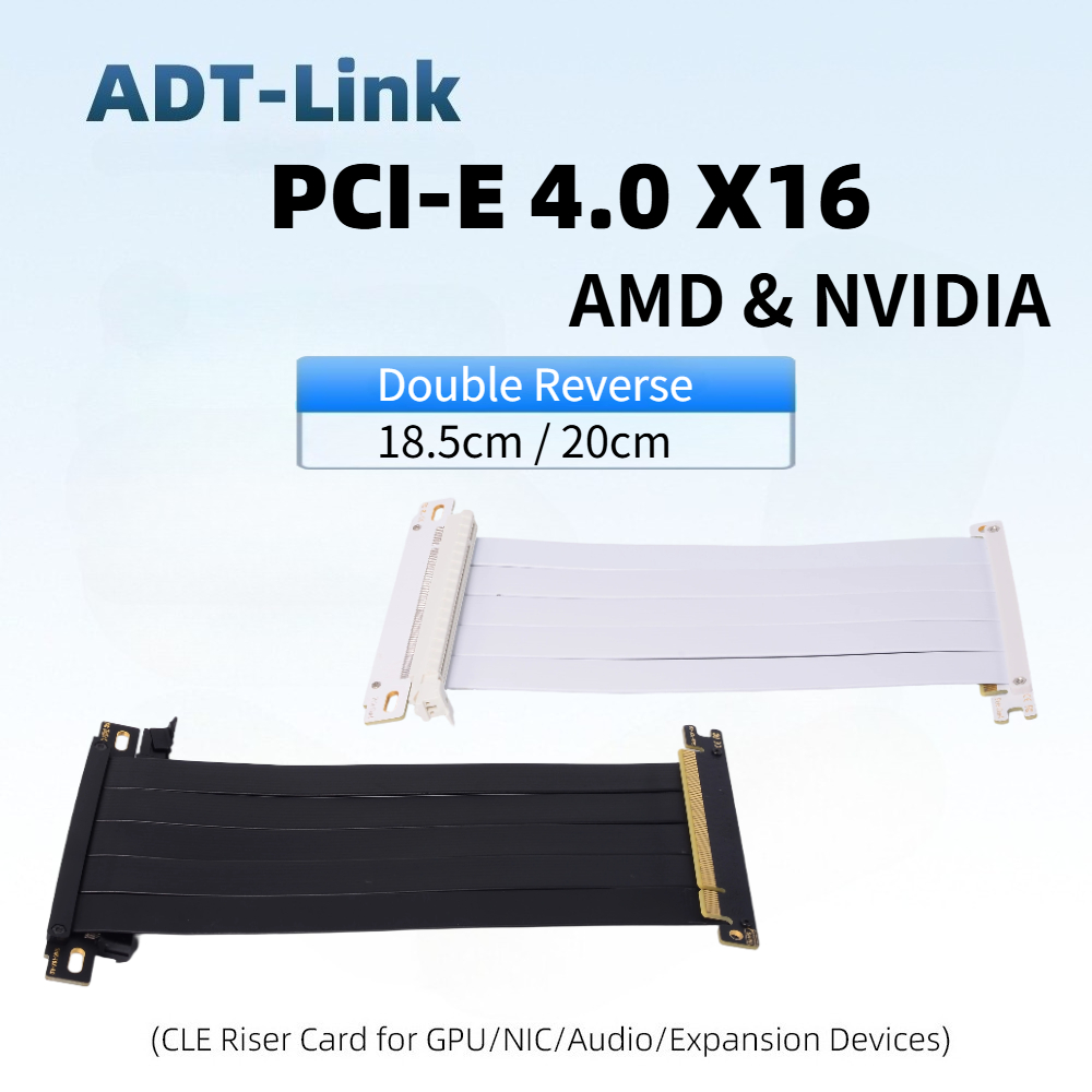 Itx Case Pcie Riser 4.0 - Cable Riser PCIe Gen4.0 Dual Reversible