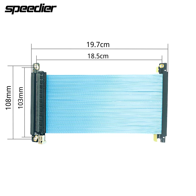 Itx Case Pcie Riser 4.0 - Riser PCI-E 4,0 X16 alta velocidad