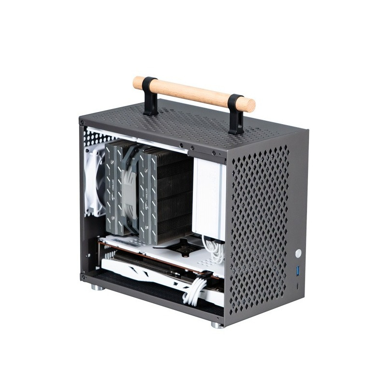Mini Itx Case With Handle Portable - Caja ITX de aluminio completa, mini
