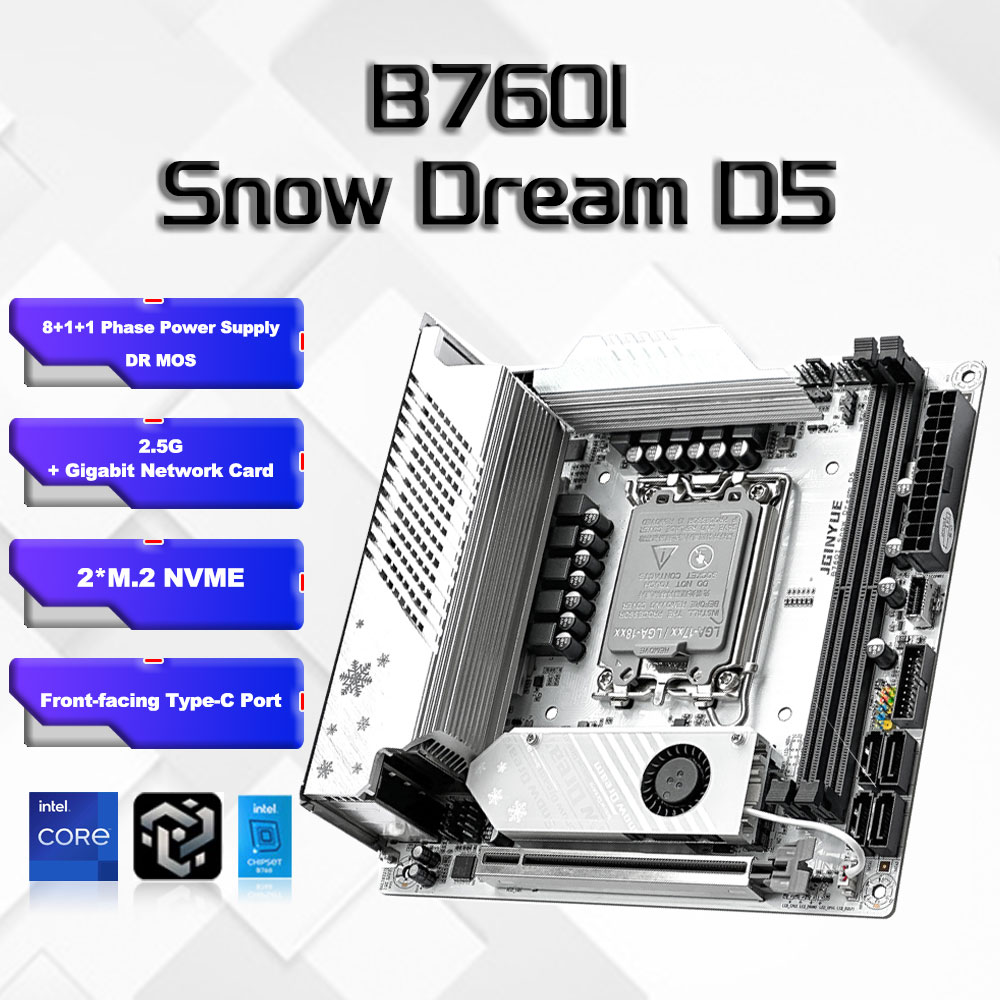 Itx Motherboard B760I Ddr5 - Placa base B760i ARGB WIFI DDR5,
