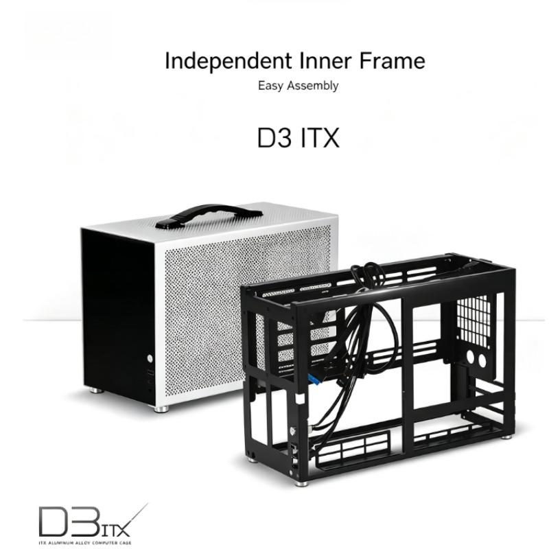 Caja de PC Mini ITX de Aleació - Mini Itx Case Water Cooling Support reseña y precio