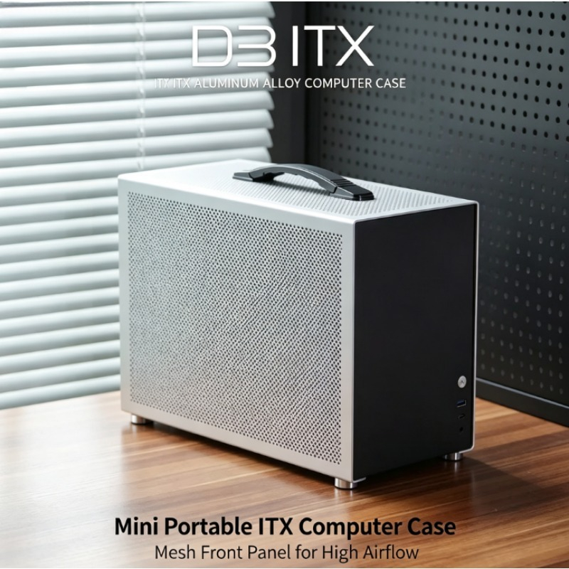 Caja de PC Mini ITX de Aleació - Mini Itx Case Water Cooling Support reseña y precio