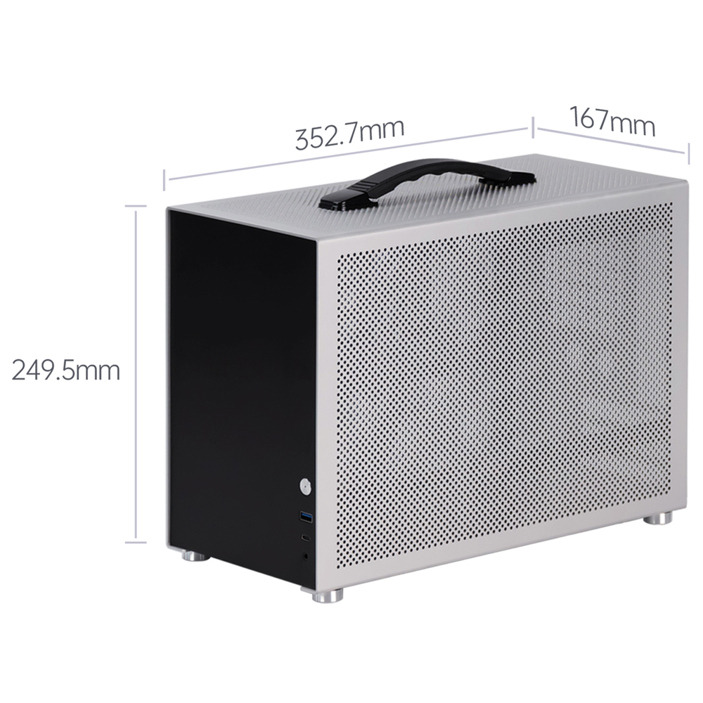Caja de PC Portátil Mini ITX M - Mini Itx Case With Handle Portable reseña y precio