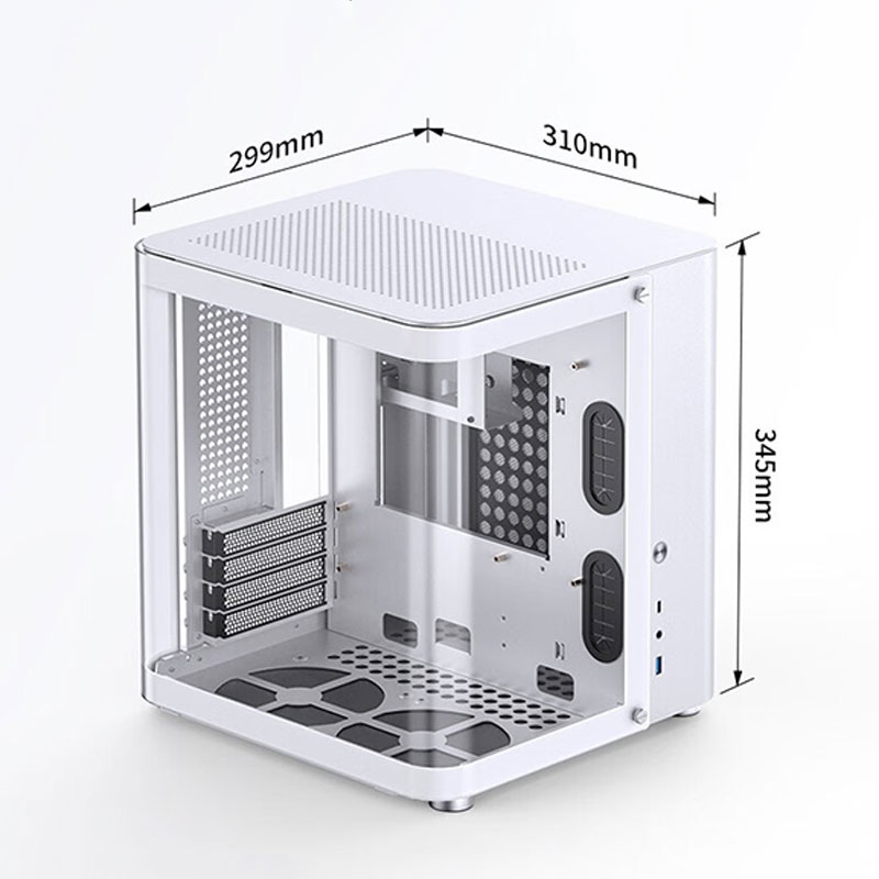 JONSBO TK-1 M-ATX/ITX Mini PC  - Mini Itx Case Water Cooling Support reseña y precio