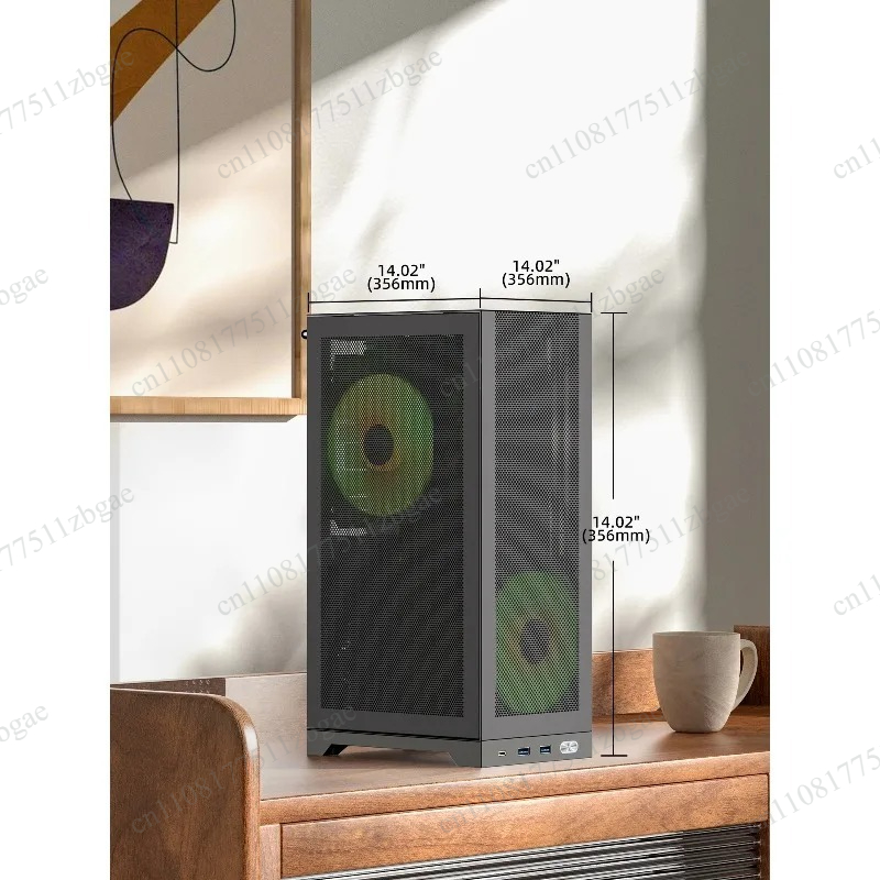 Caja ITX de 8.5L con marco de  - Itx Case Pcie Riser 4.0 reseña y precio