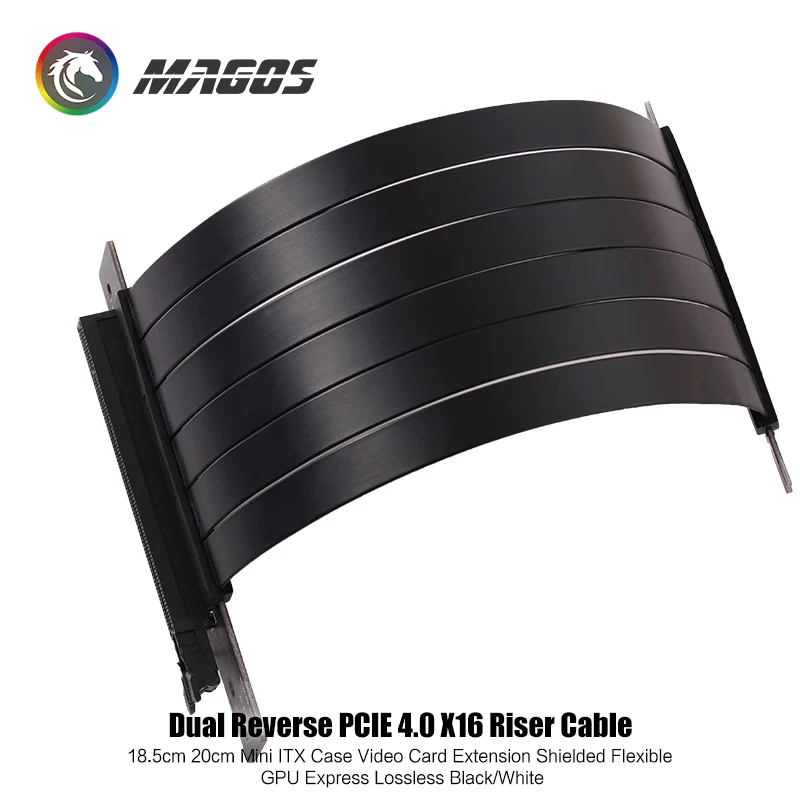 PCIE 4.0 3.0 X16 GPU Riser Cab - Itx Case Pcie Riser 4.0 reseña y precio