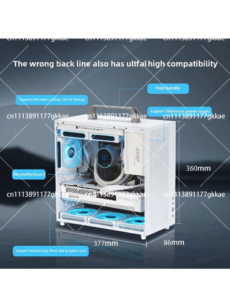 Caja de Ordenador Mini ITX, Di - Mini Itx Case Water Cooling Support reseña y precio