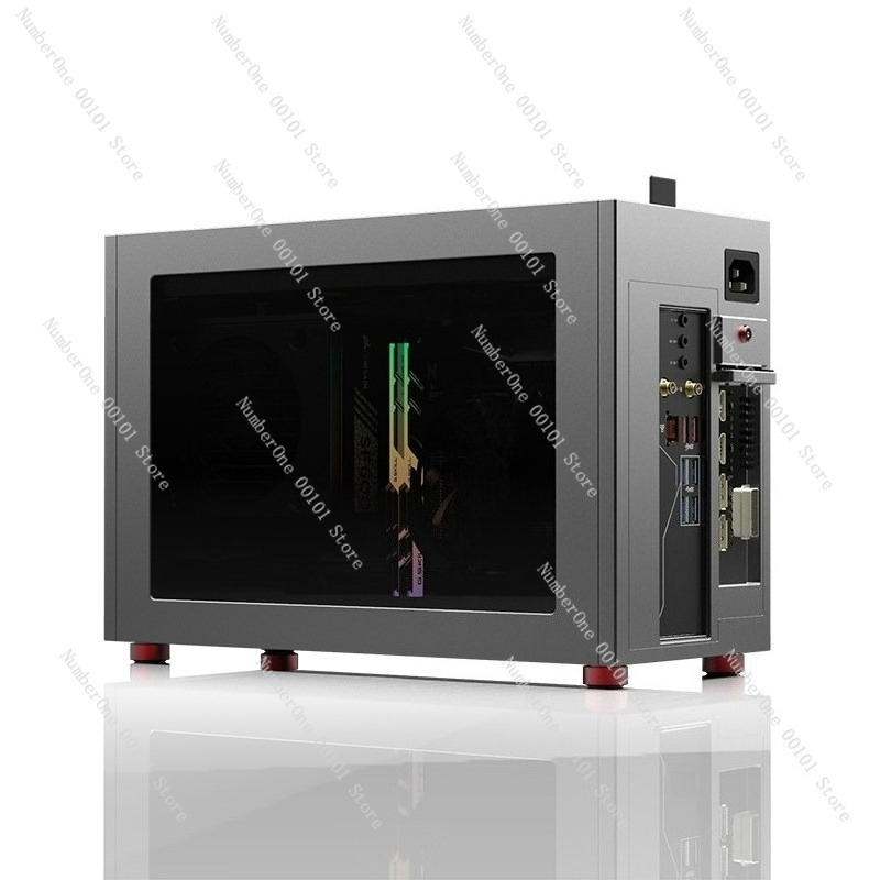 Caja de aluminio Mini ITX, com - Mini Itx Case Water Cooling Support reseña y precio