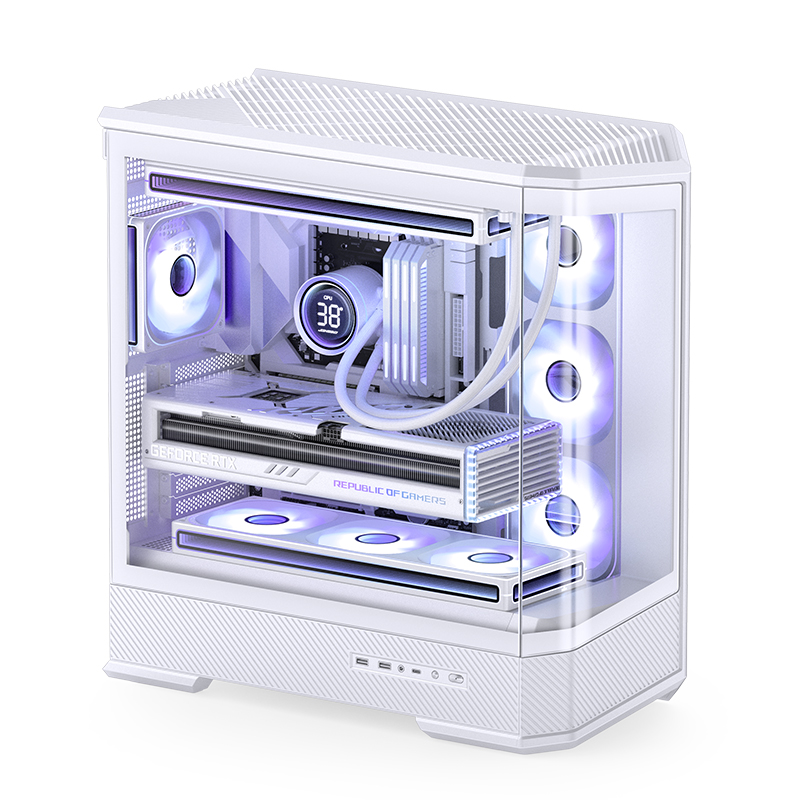 Jonsbo D400 ATX caja de ordena - Mini Itx Case Water Cooling Support reseña y precio
