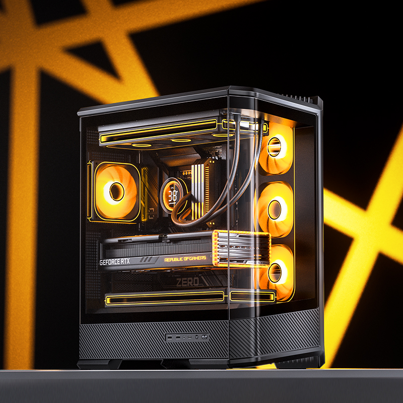 Jonsbo D400 ATX caja de ordena - Mini Itx Case Water Cooling Support reseña y precio