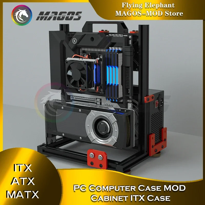 Caja de ordenador de PC MOD ga - Mini Itx Case Water Cooling Support reseña y precio