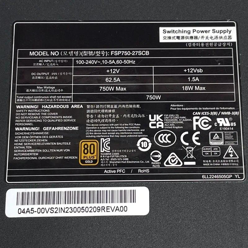 FSP750-27SCB Fuente de aliment - Sfx Power Supply 750W Gold reseña y precio