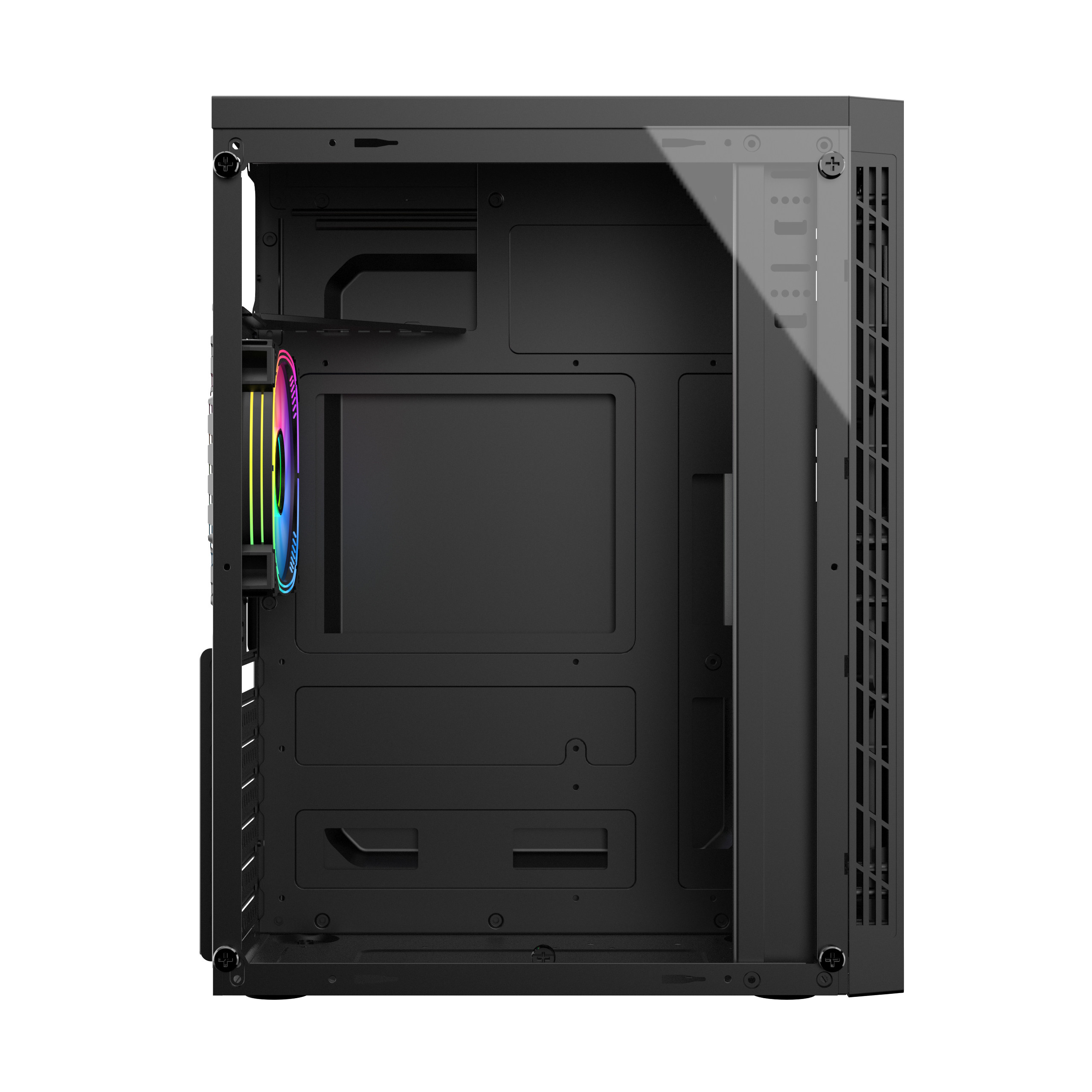 Caja de PC ATX para uso empres - Mini Itx Case Water Cooling Support reseña y precio