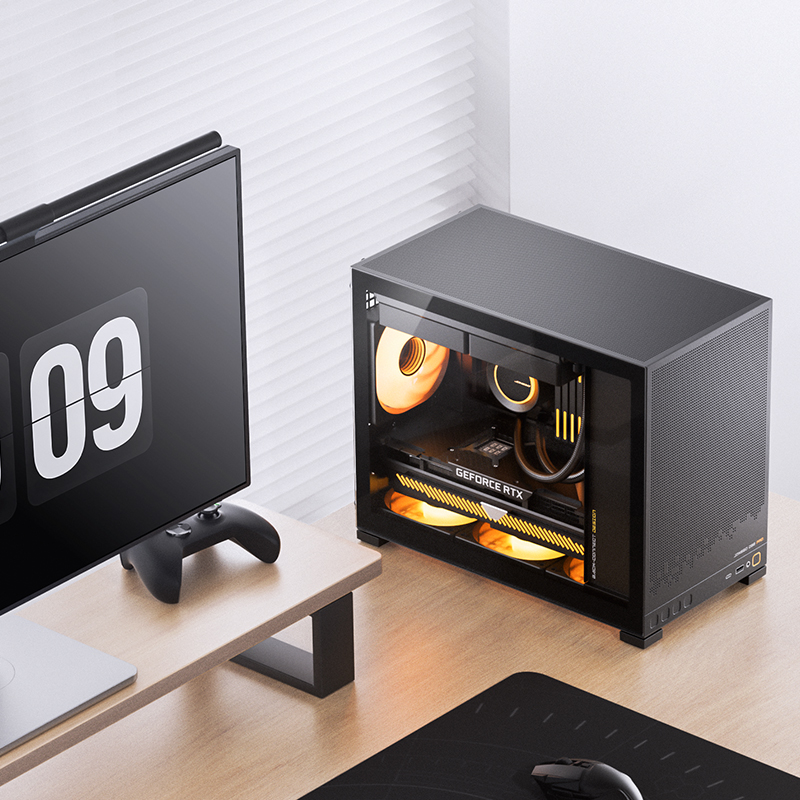 Caja de escritorio Jonsbo D32  - Mini Itx Case Water Cooling Support reseña y precio
