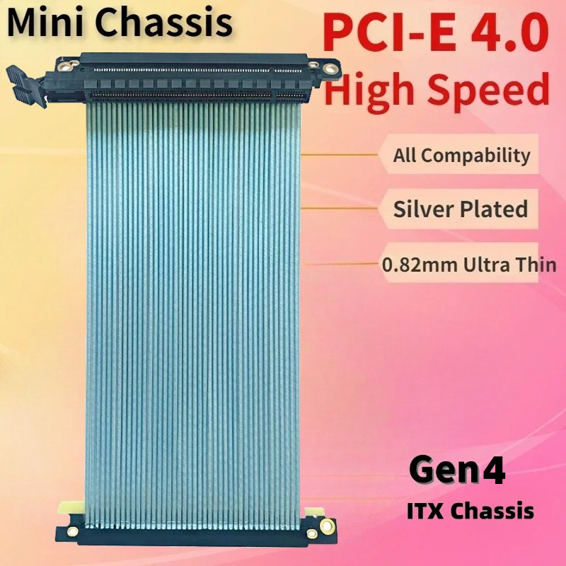 Mini chasis PCIe 4,0 X16 Cable - Itx Case Pcie Riser 4.0 reseña y precio