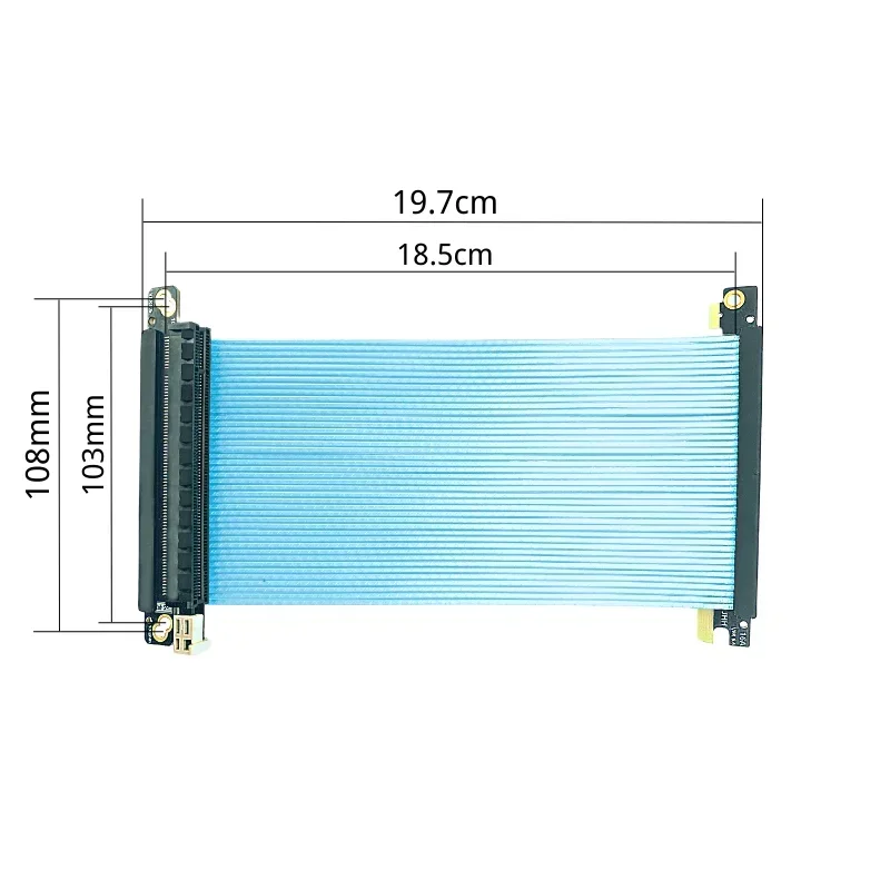 Mini chasis PCIe 4,0 X16 Cable - Itx Case Pcie Riser 4.0 reseña y precio