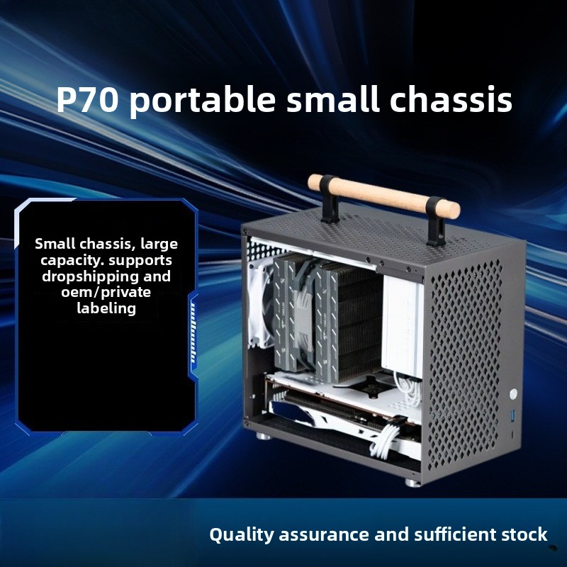 Caja ITX de aluminio completa, - Mini Itx Case With Handle Portable reseña y precio