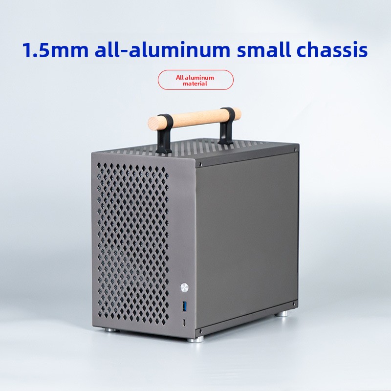 Caja ITX de aluminio completa, - Mini Itx Case With Handle Portable reseña y precio