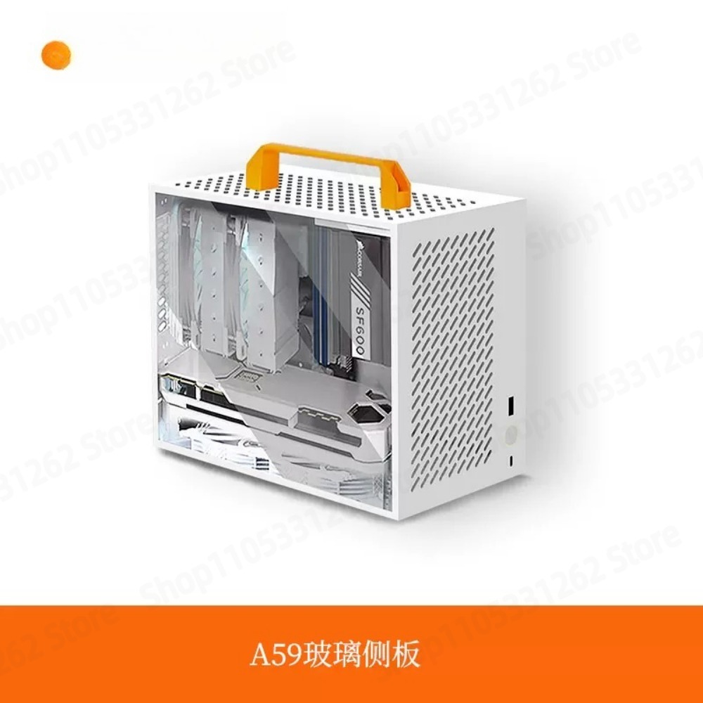 Caja A59 Mini ITX Blanca, Chas - Mini Itx Case With Handle Portable reseña y precio